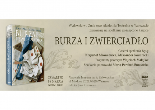Burza i zwierciadło - plakat