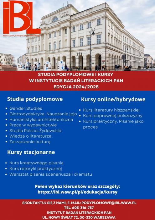 Podyplomowe - edycja 2024-2025